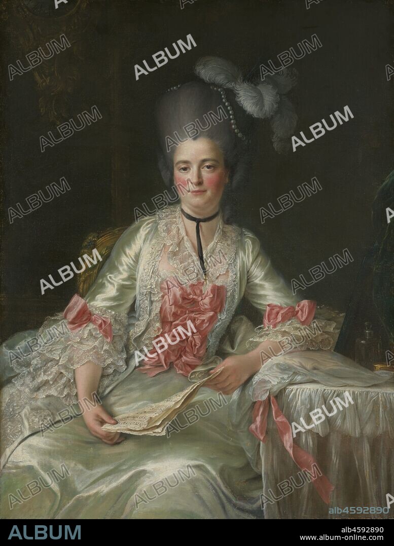 FRANÇOIS HUBERT DROUAIS. Marie Rinteau, called Mademoiselle de Verrières, 1761.