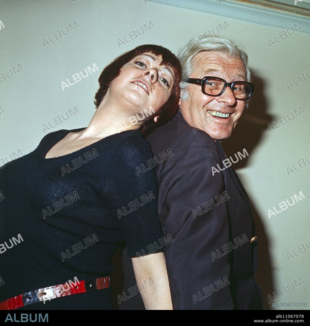 Austrian actor and cabaret artist Max Maxi Boehm and Dolores Schmidinge, Germany ca. 1980.