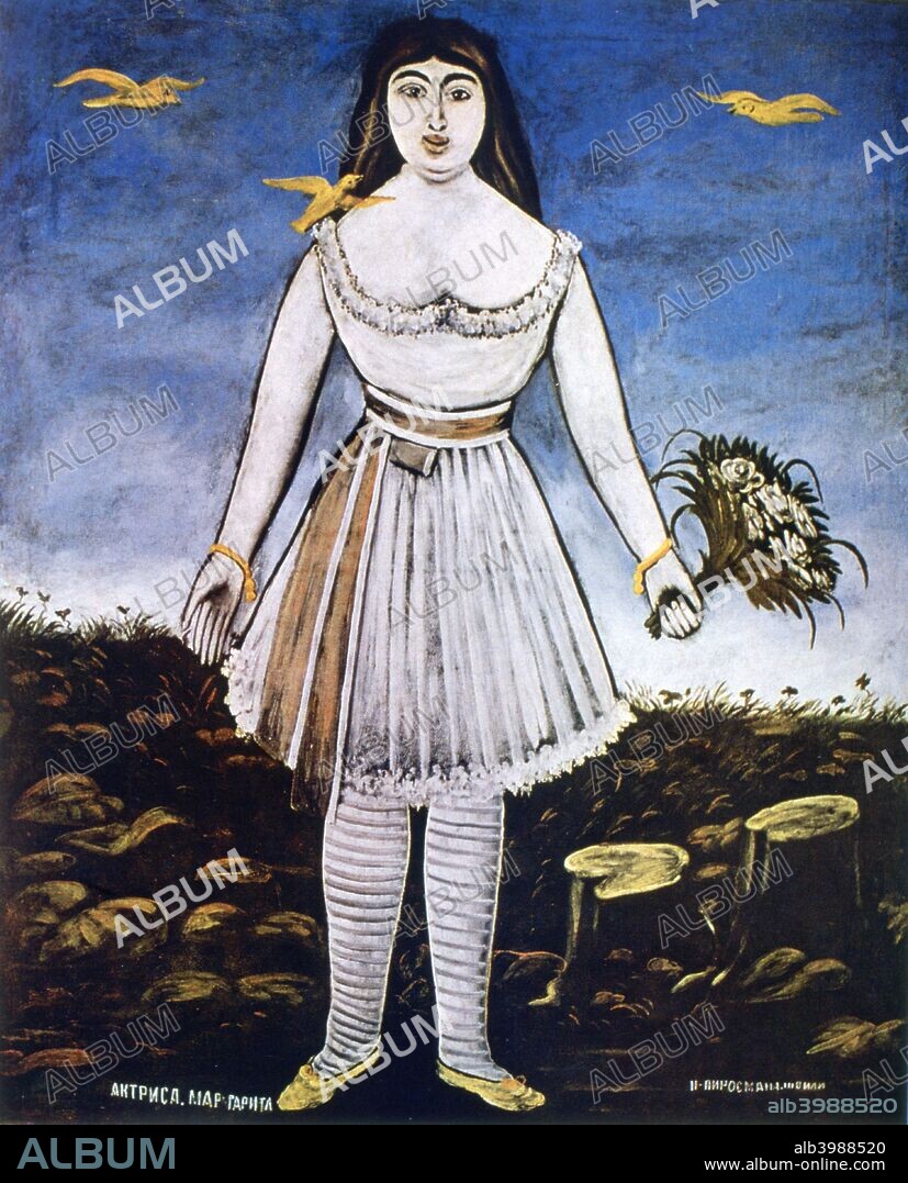 'The Actress Margarita', 1909. From the collection of the The State Museum of Fine Arts of Georgia, Tbilisi.