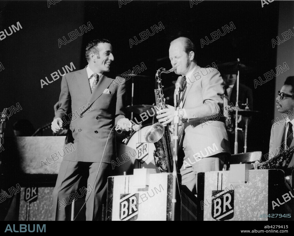 BRIAN FOSKETT. Tony Bennet, Buddy Rich Orchestra, c1967.