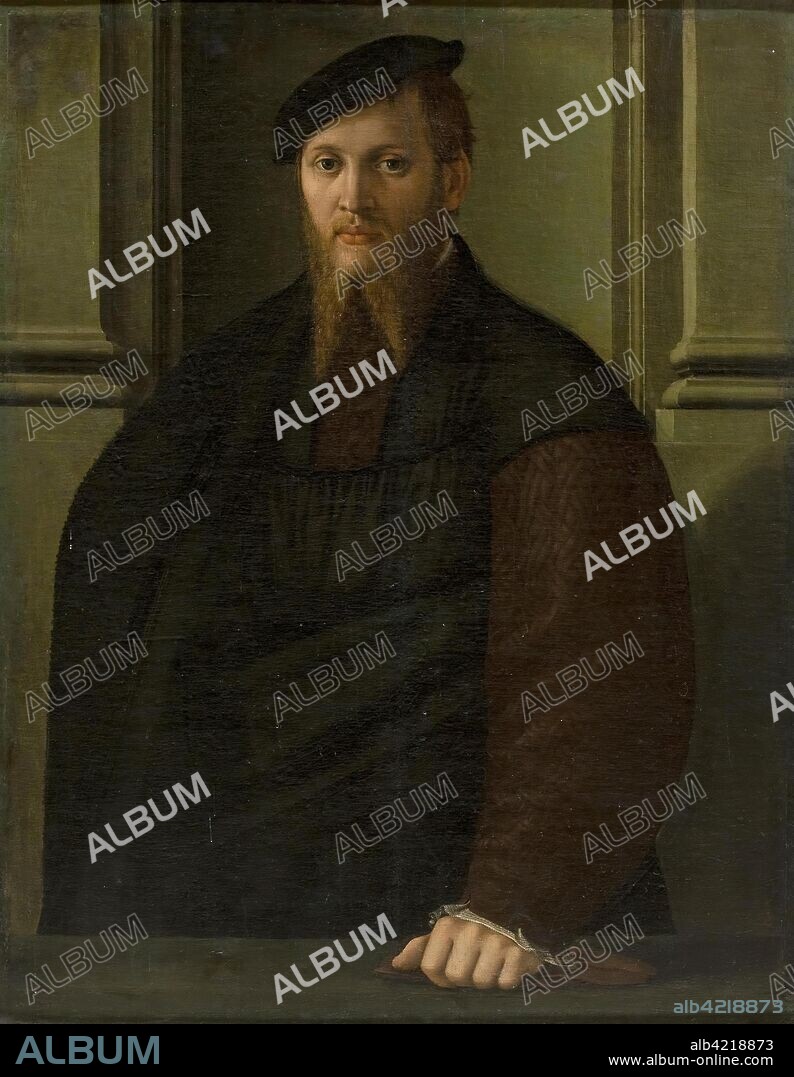 ANONYMOUS ARTIST. 16TH CENTURY. 'Portrait of a Man'. Italy, 16th centutry. Dimensions: 88xx69 cm.