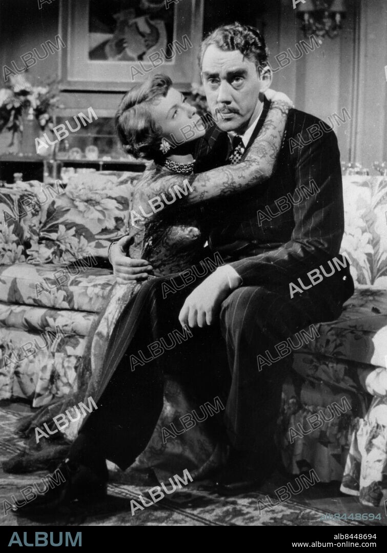 ARKIV CA 1950. Skådespelarna Anita Björk och Holger Löwenadler i "Cocktailparty" omkring 1950.. Foto: Svenskt Pressfoto / SCANPIX / Kod: 20360.