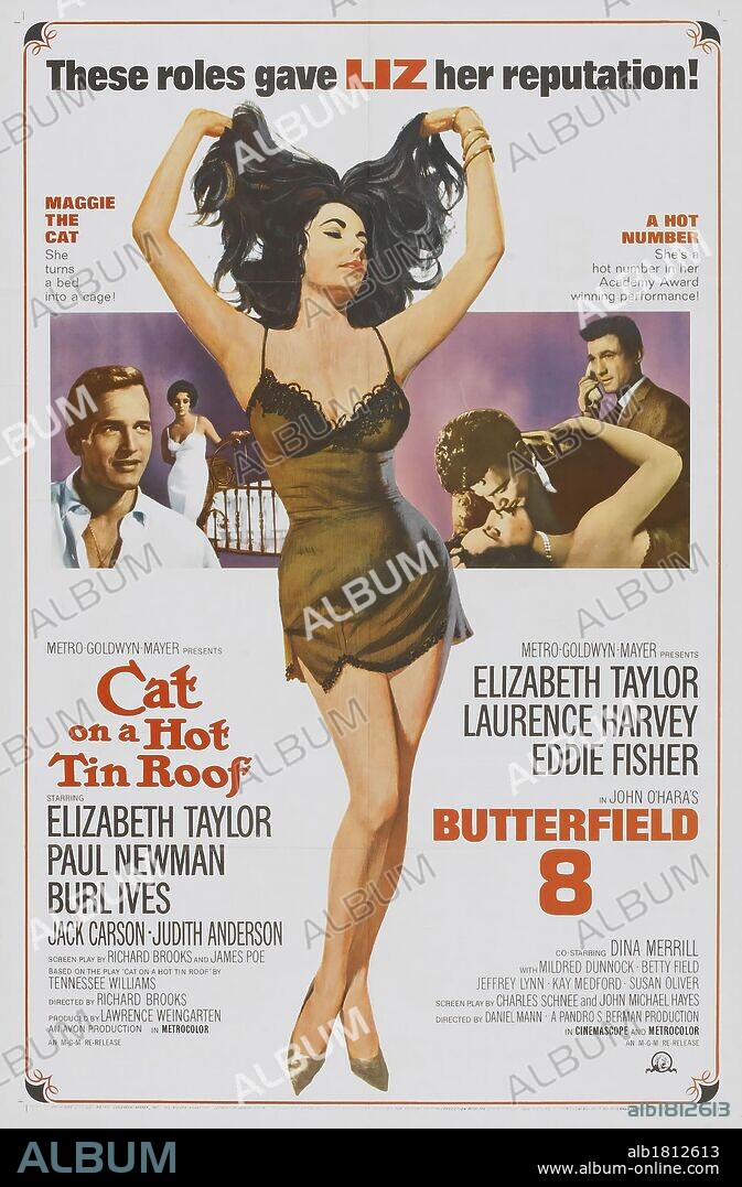 Poster of BUTTERFIELD 8, 1960, directed by DANIEL MANN. Copyright M.G.M.