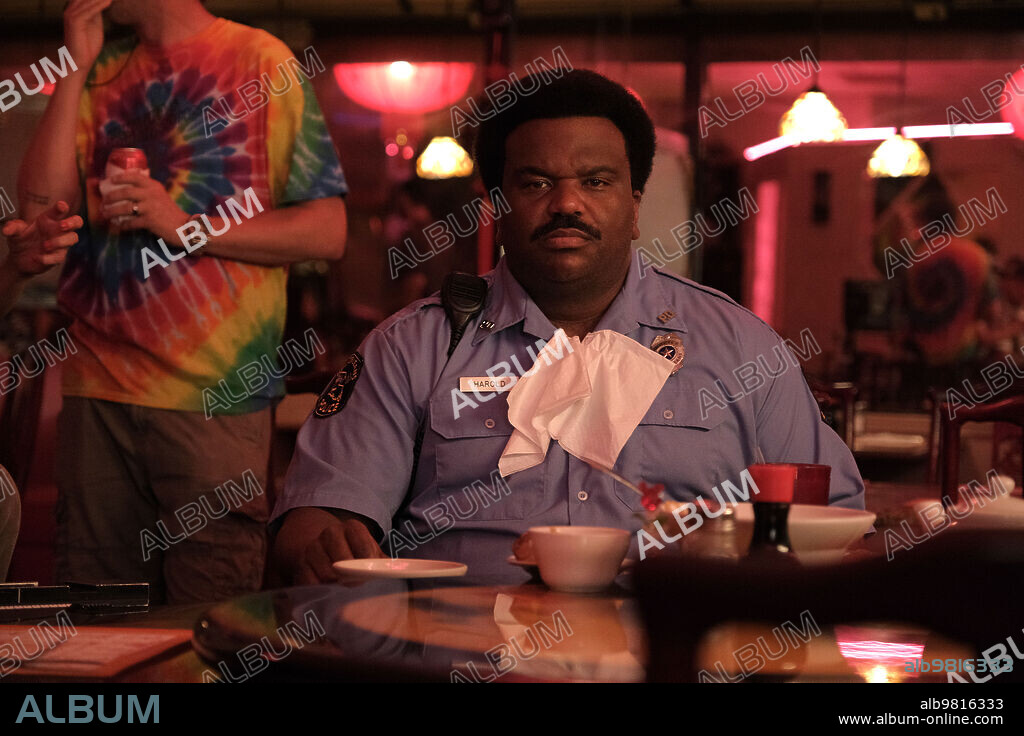 CRAIG ROBINSON in MONA LISA AND THE BLOOD MOON, 2021, directed by ANA LILY AMIRPOUR. Copyright 141 Entertainment / Le Grisbi Productions.