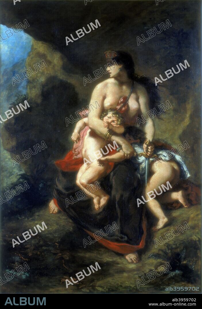 'Medea', 1862. From the collection of the Louvre, Paris, France.