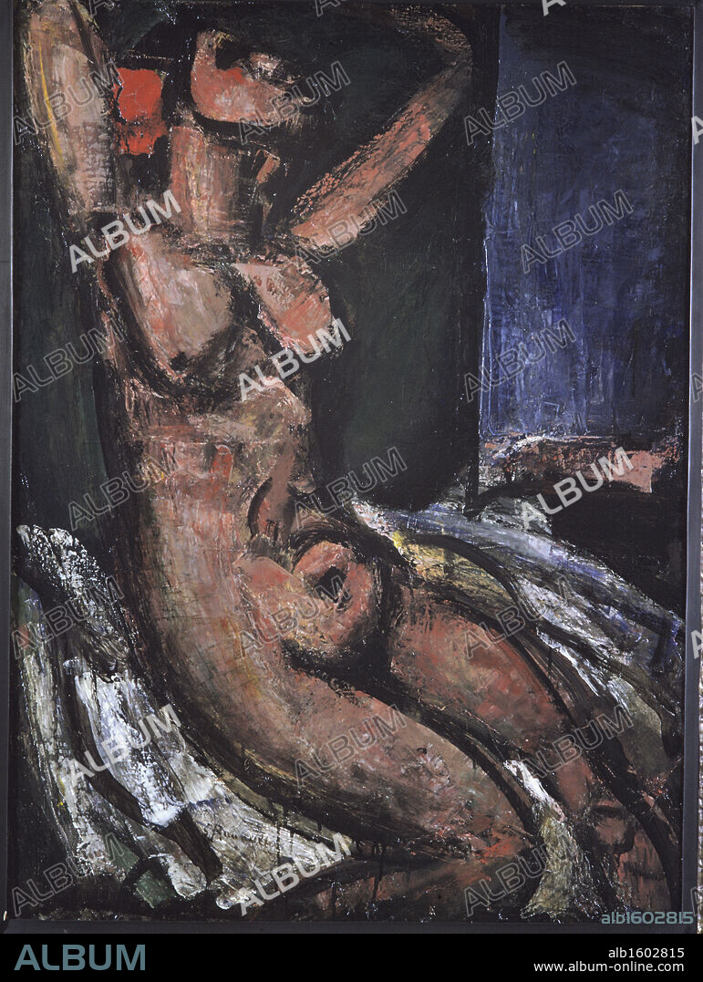 Nude by Georges Rouault, 1871-1958, Switzerland, Locarno, Walter D.Floersheimer Collection.