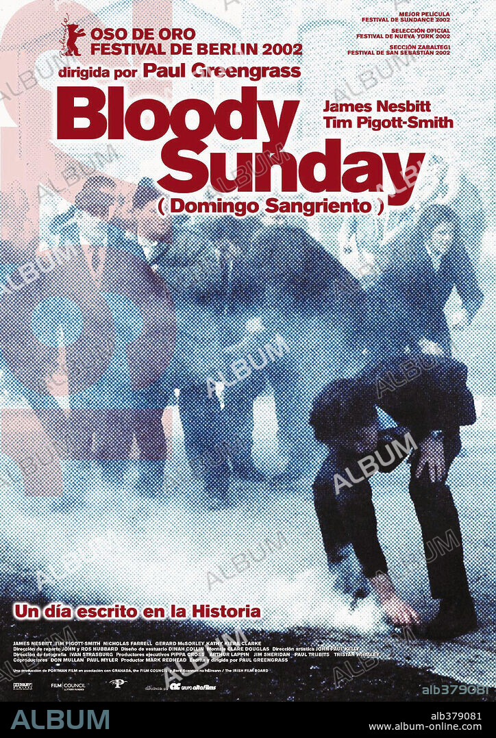 Poster of BLOODY SUNDAY, 2002, directed by PAUL GREENGRASS. Copyright PORTMANT ENTERTAINMENT/HELL'SKITCHEN/GRANADA/FILM COUNCIL.