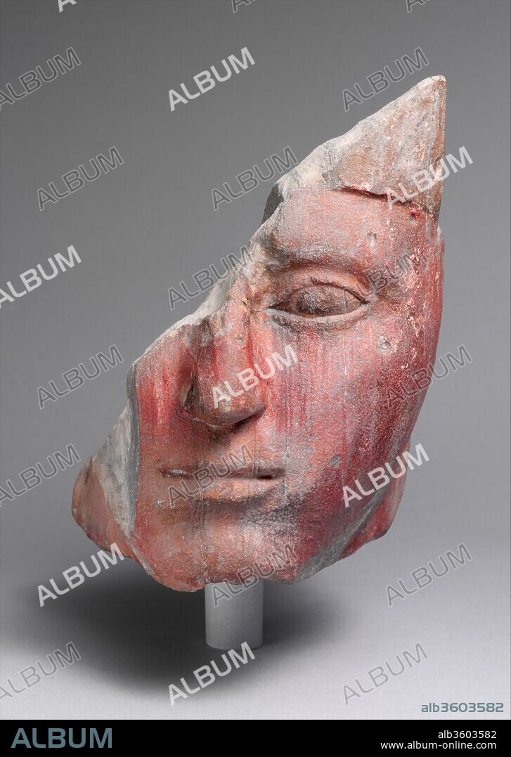 Head from a Statue of King Amenhotep I. Dimensions H. 20 cm 7 7