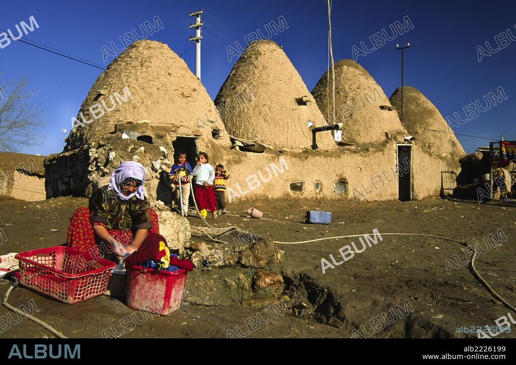 Casas colmena. Harran.Anatolia Sudoriental.Turquia.