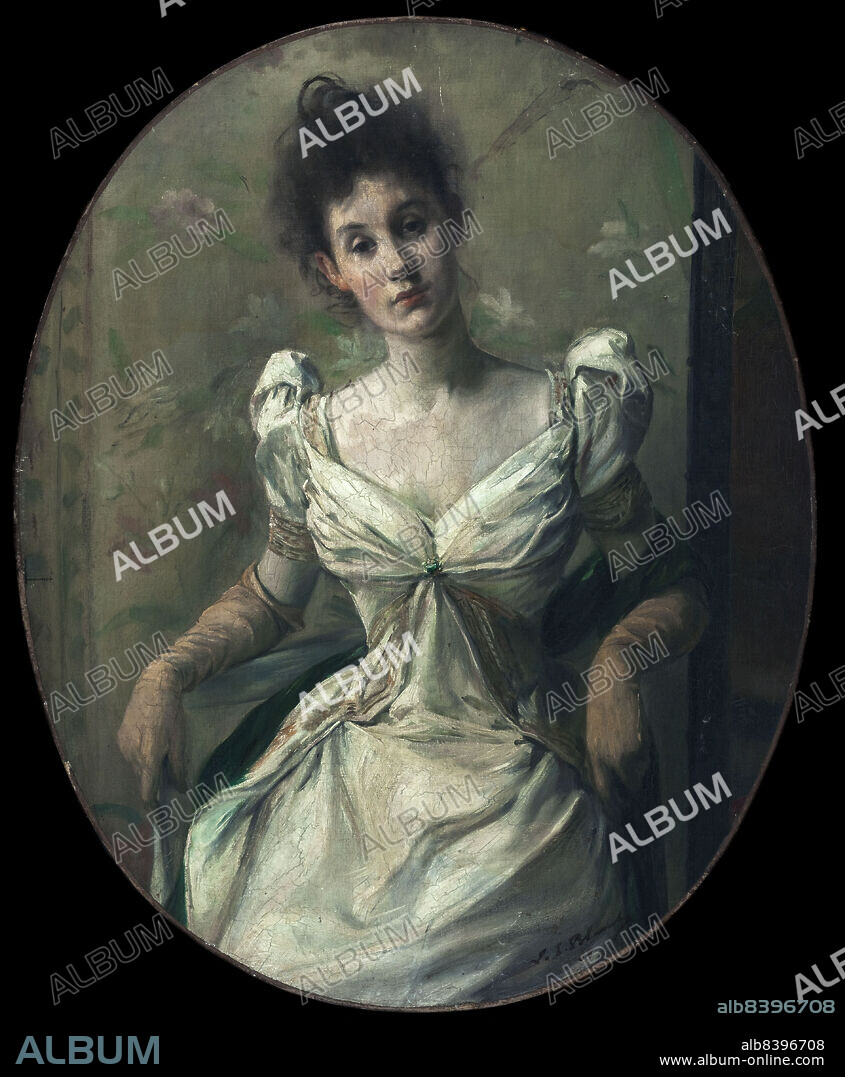 JACQUES EMILE BLANCHE. Portrait de Madame Abel Hermant, 1888.