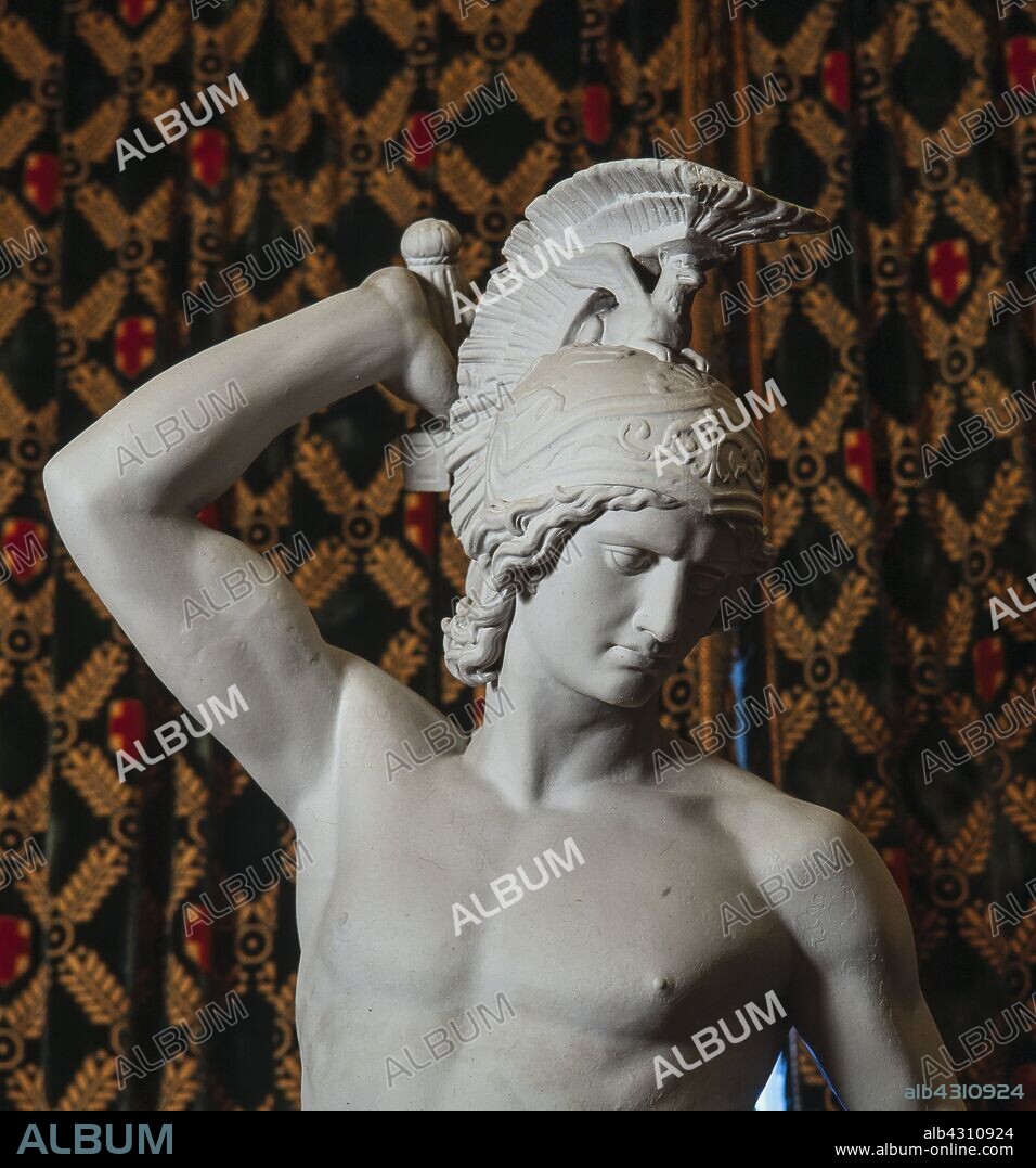 Manuel Vilar / 'Jasón y el vellocino de oro' (detalle), 1836, Escayola, 200 x 77 x 100 cm.