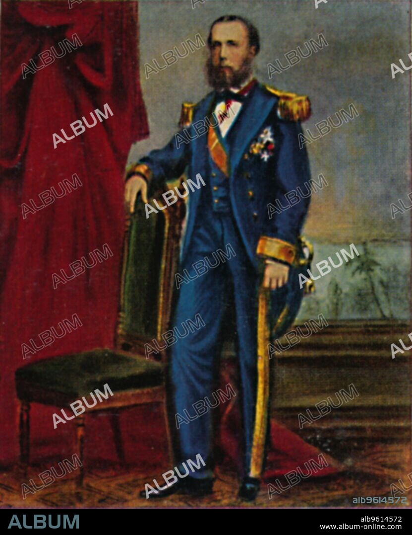 'Kaiser Maximilian von Mexiko 1832-1867', 1934. Maximilian (1832-1867) was the only monarch of the Second Mexican Empire. He was a younger brother of the Austrian emperor Francis Joseph I. From "Die Großen der Weltgeschichte". [Eckstein-Halpaus, Dresden, 1934].