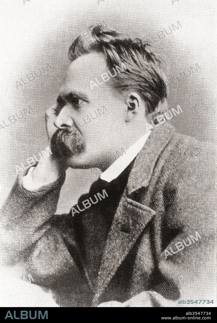Friedrich Wilhelm Nietzsche, 1844 –1900. German philologist, philosopher, cultural critic, poet and composer. From Also Sprach Zarathustra, published 1930.