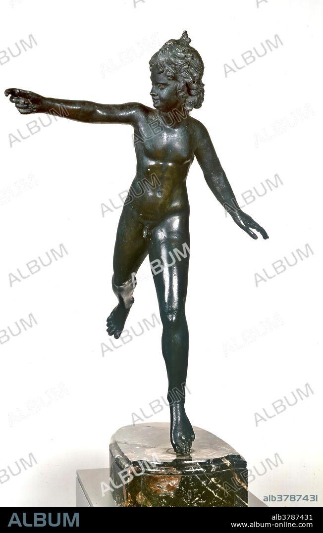 Taller romano / 'Cupido sin alas'. 25 a.C. - 15. Bronce.