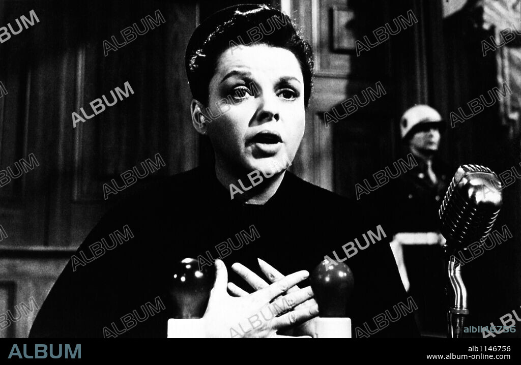 JUDY GARLAND in JUDGMENT AT NUREMBERG, 1961, directed by STANLEY KRAMER. Copyright UNITED ARTISTS.
