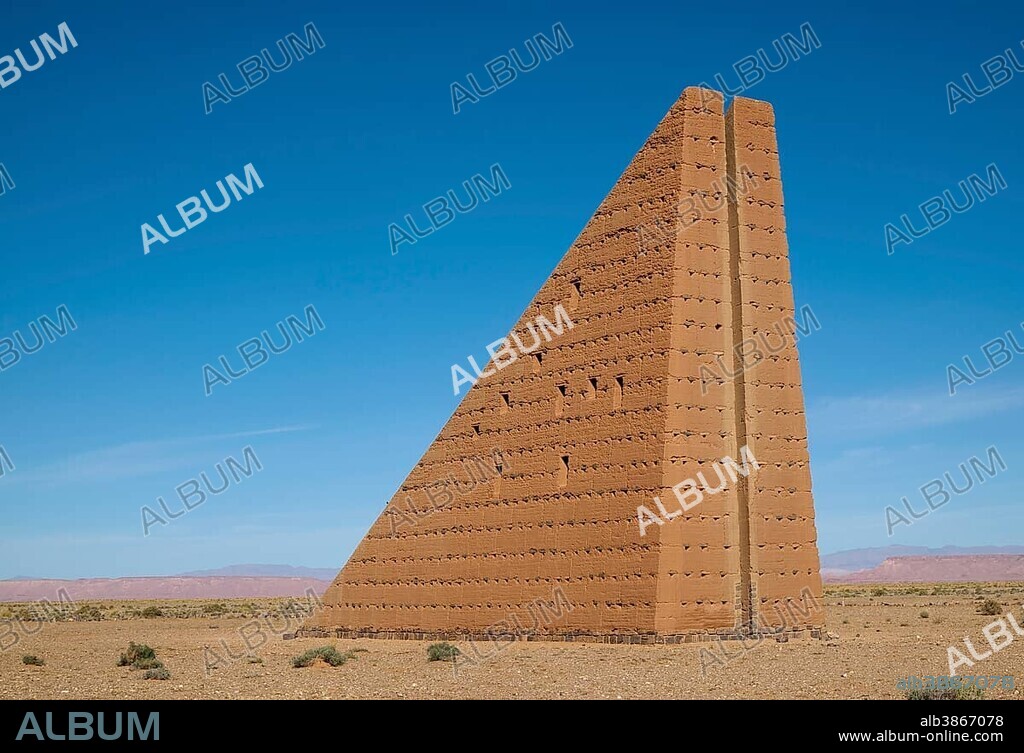 HANNSJÖRG VOTH. Artwork, Stairway to Heaven by Hansjörg Voth, Erfoud, Meknès-Tafilalet, Morocco, Africa.