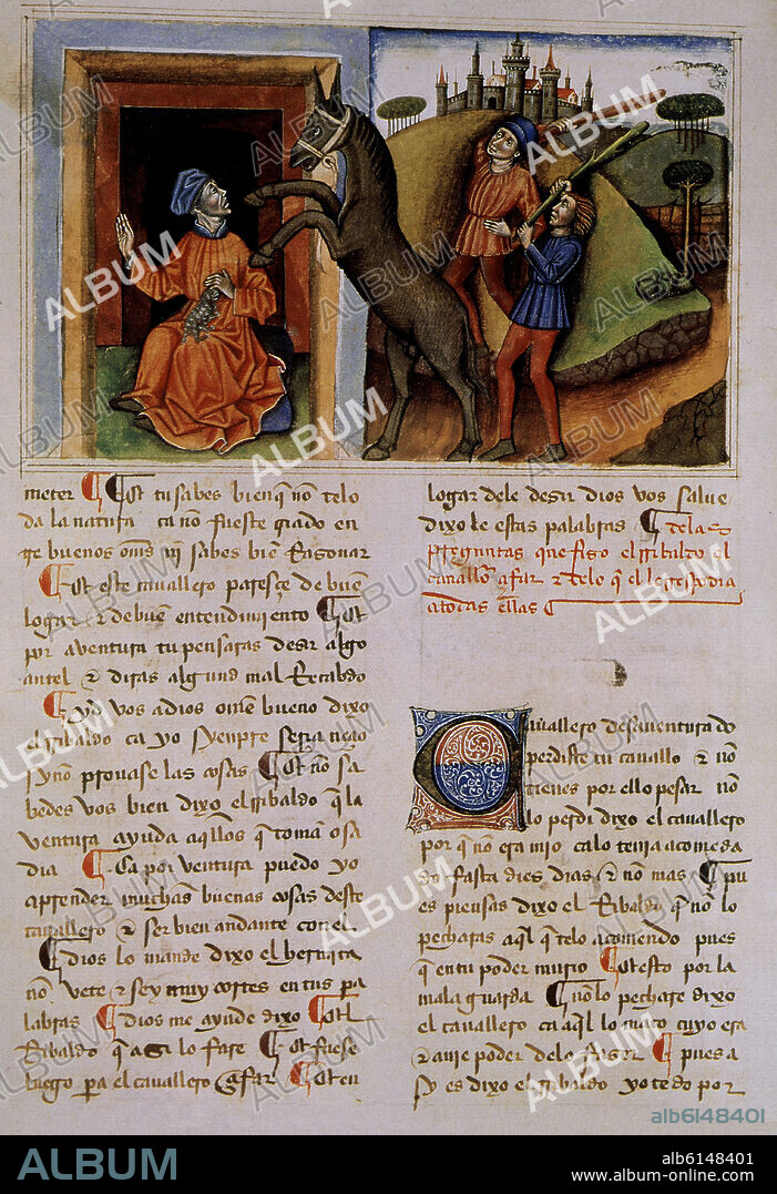 AUTOR LIBRE 01307. LIBRO DEL CABALLERO ZIFAR - F 425 - OBRA DE AVENTURA CABALLERESCA ESCRITO HACIA 1300.