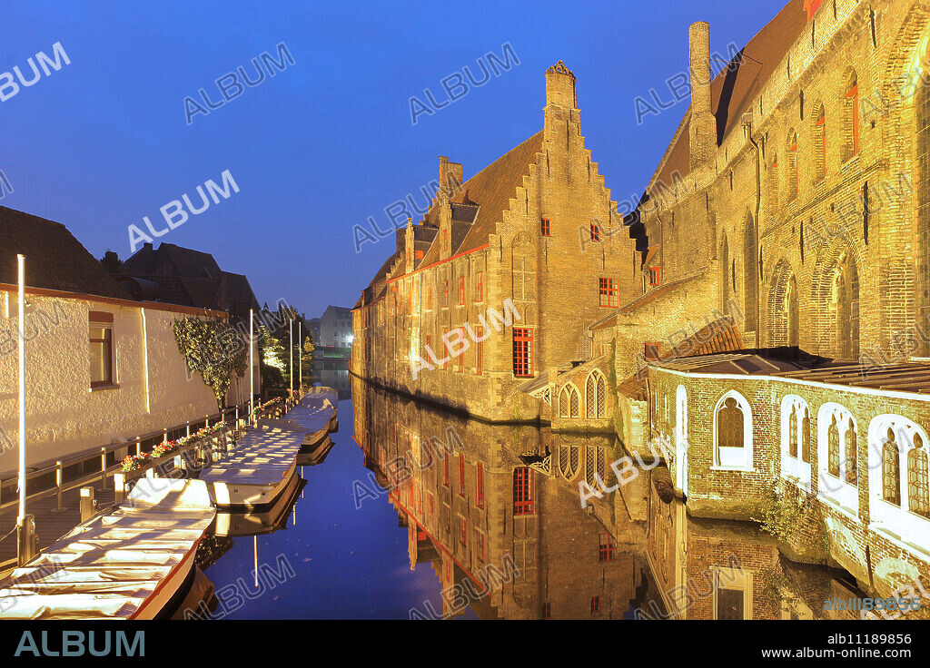 Old St. John's Hospital, Bruges, UNESCO World Heritage Site, Flemish Region, West Flanders, Belgium, Europe.