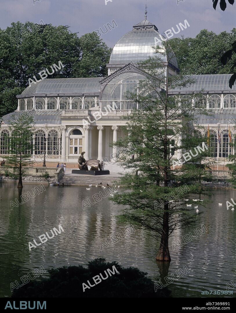 RICARDO VELÁZQUEZ BOSCO. PALACIO DE CRISTAL Y LAGO - AÑO 1887 -MODERNISMO.