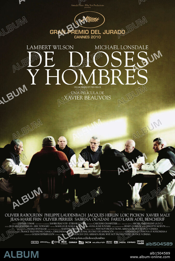 Affiche de DES HOMMES ET DES DIEUX, 2010, réalisé par XAVIER BEAUVOIS. Copyright FRANCE 3 CINEMA.