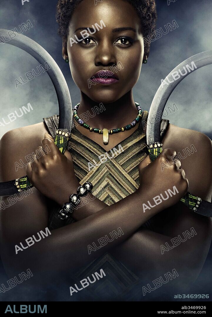 LUPITA NYONG'O dans BLACK PANTHER, 2018, réalisé par RYAN COOGLER. Copyright MARVEL STUDIOS/WALT DISNEY PICTURES.