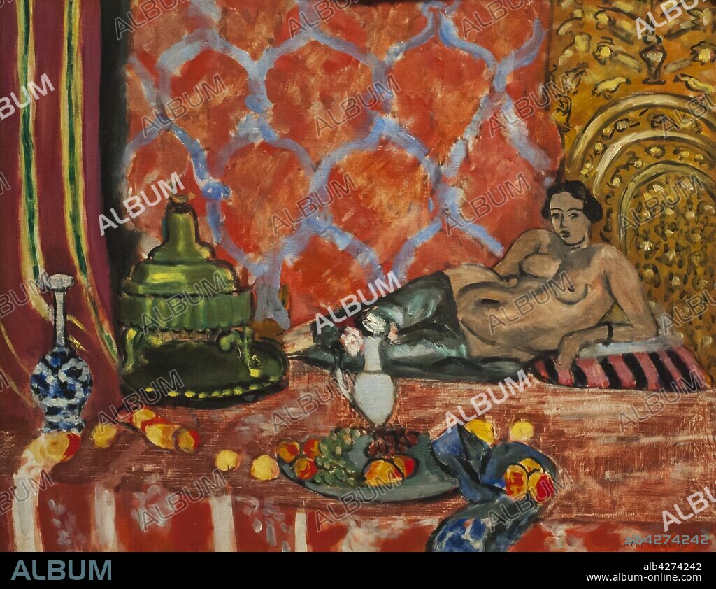 Henri Matisse / 'Odalisque with Gray Trousers', 1927, Óleo sobre lienzo, 65,1 x 81,3 cm.