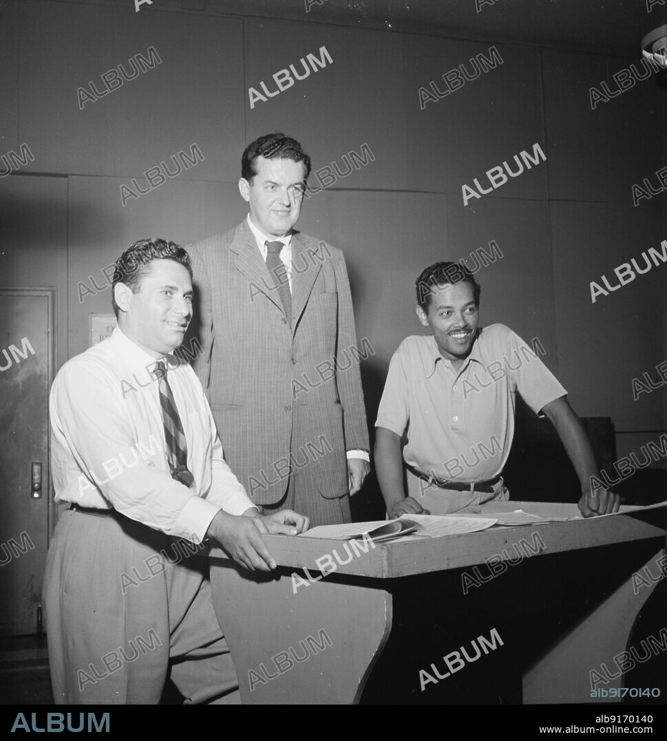 WILLIAM PAUL GOTTLIEB. Portrait of Billy Eckstine and Nelson Riddle, New York, N.Y., 1946.