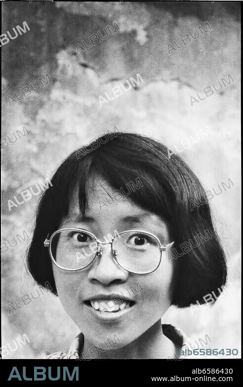 Writer Can Xue, Changsha City, Hunan Province, August 1991.