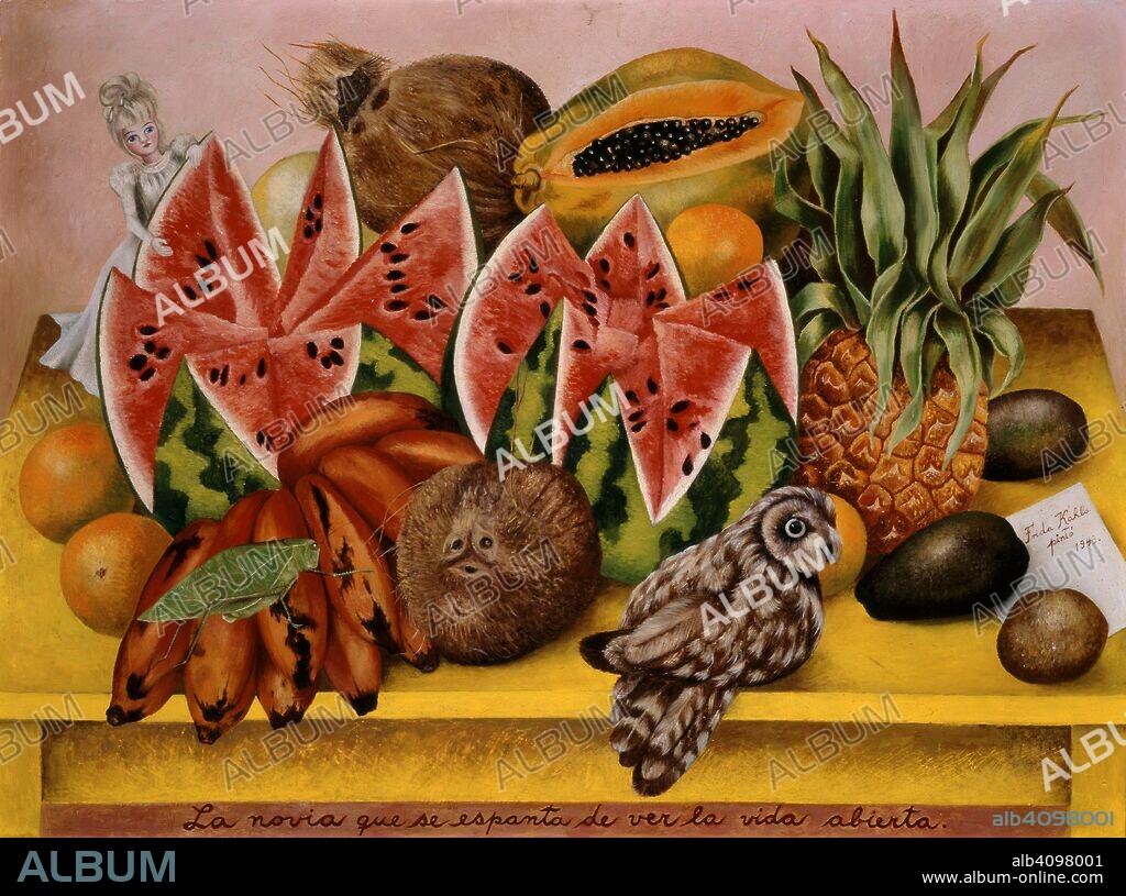 FRIDA KAHLO. The Bride Frightened at Seeing Life Opened.