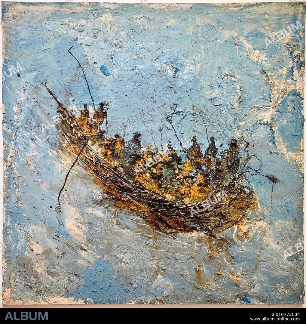 MIQUEL BARCELÓ. Miquel Barceló, Kulu Be Ba Kan, 1991, Alicia Koplowitz Collection, Museo de Bellas Artes, Fine Arts Museum, Bilbao, Bizkaia, Euskadi, Spain, Europe.