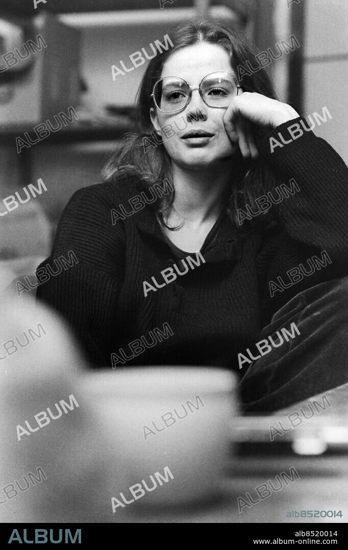 STOCKHOLM 1982-02-03. Skådespelerskan Marika Lagercrantz i teatergruppen Jordcirkus 3:e februari 1982.. Foto: Rolf Höjer / SvD / TT / Kod: 11014.