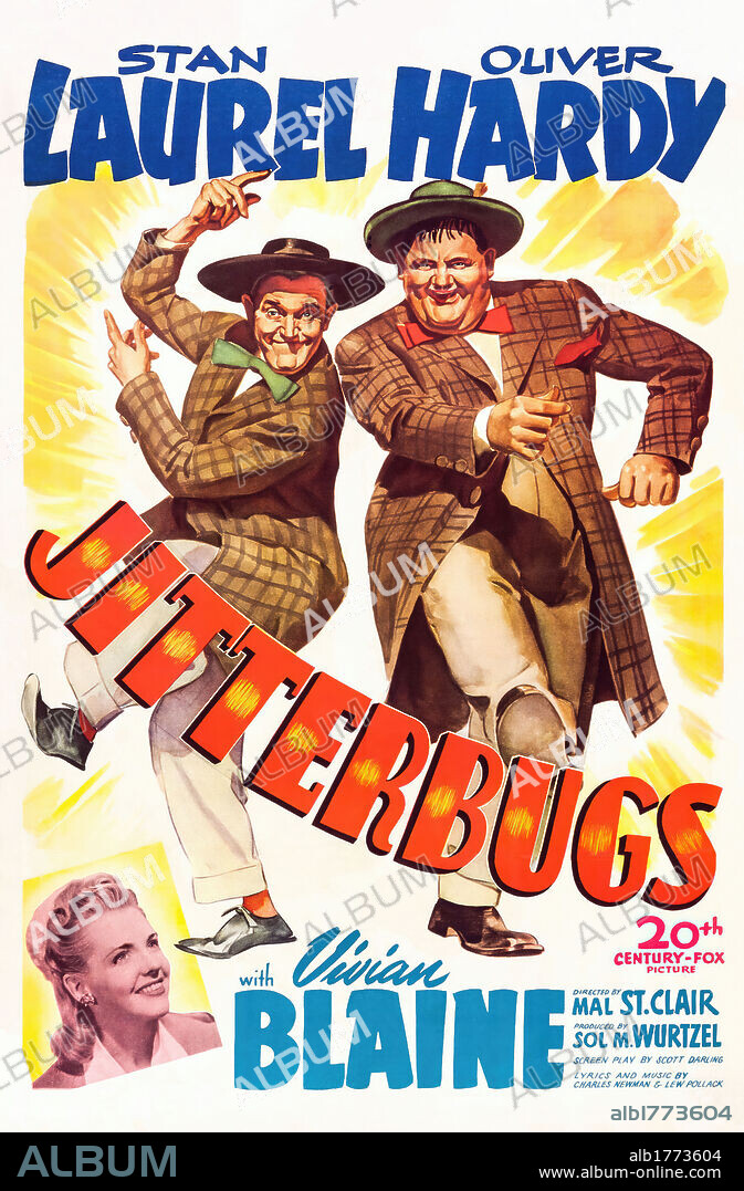 OLIVER HARDY und STAN LAUREL in JITTERBUGS, 1943, unter der Regie von MALCOLM ST. CLAIR. Copyright 20TH CENTURY FOX.