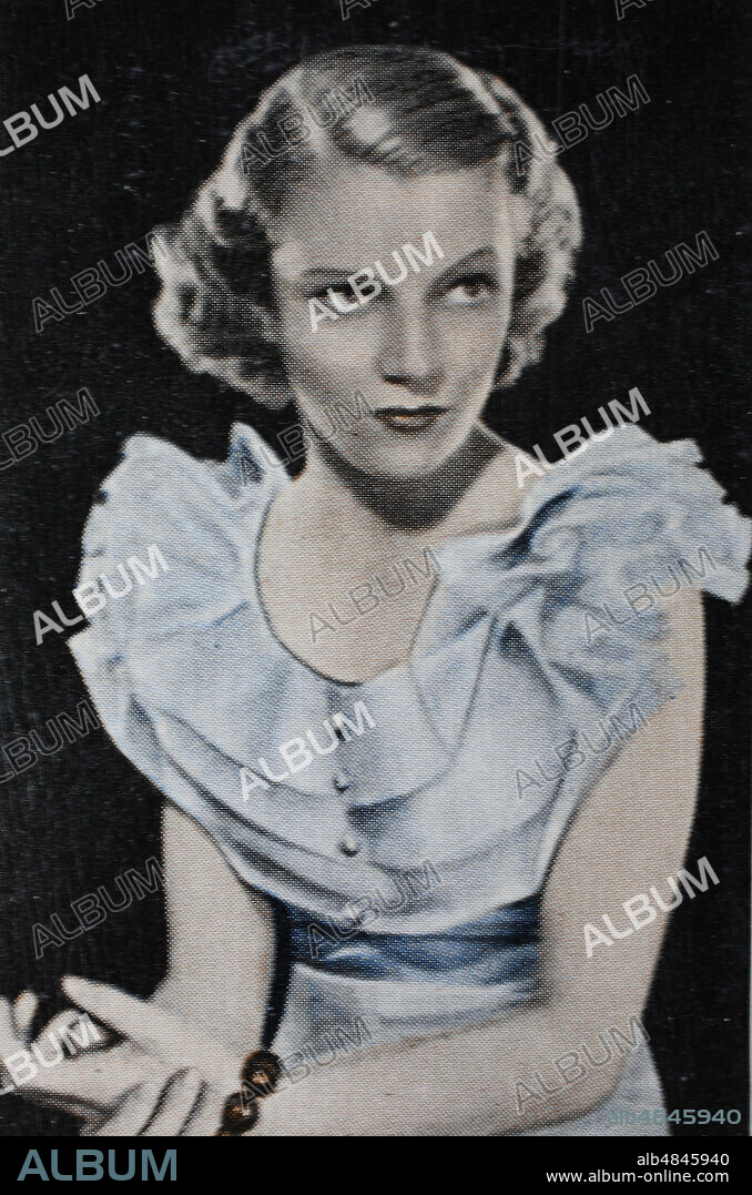 Annabella (born Suzanne Georgette Charpentier, 14 July 1907- 18 September 1996) was a French cinema actress, digital improved reproduction of an historical image.
