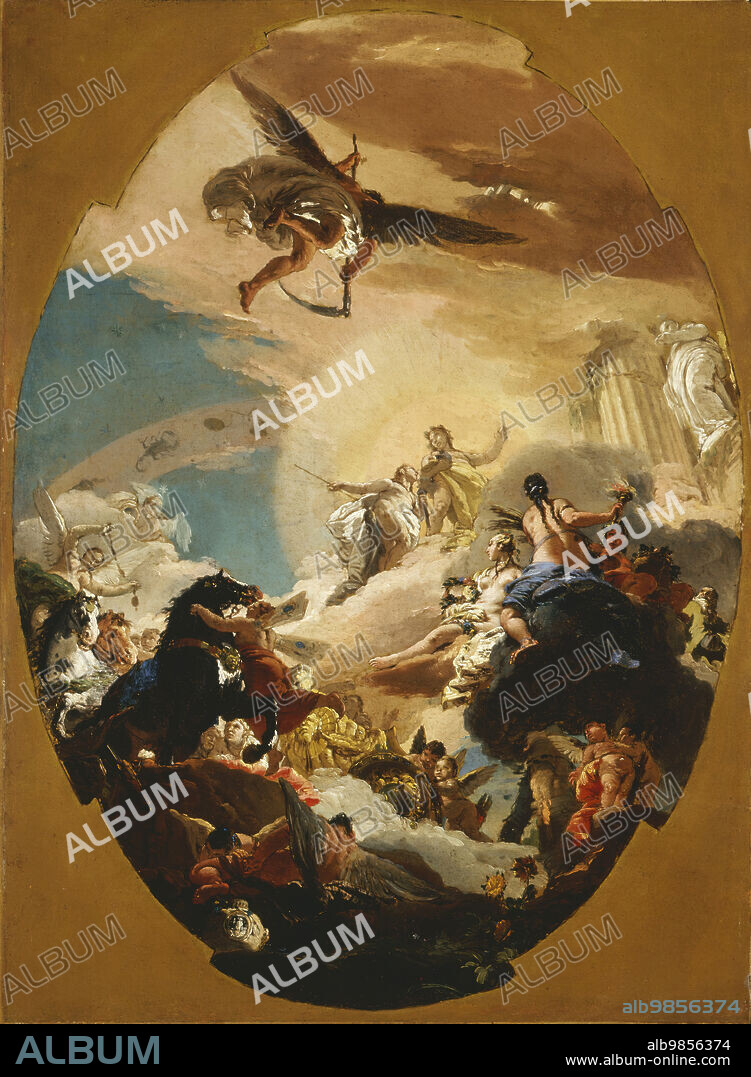 GIOVANNI BATTISTA TIEPOLO. Apollo and Phaëthon, c1731.