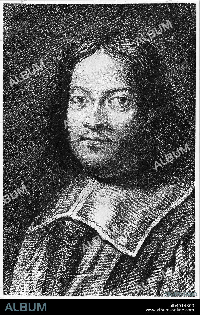 Pierre de Fermat, 17th century French mathematician, [1762] . Fermat's (1601-1665) contributions to mathematics include the founding of analytic geometry, the calculus of probabilities and modern arithmetic. He is probably best remembered for the theorem, known as Fermat's last theorem, which baffled mathematicians for three centuries until finaly proved in 1995. From Histoire des Philosophes Modernes by Alexandre Saverien. (2nd edition, Paris, 1762).