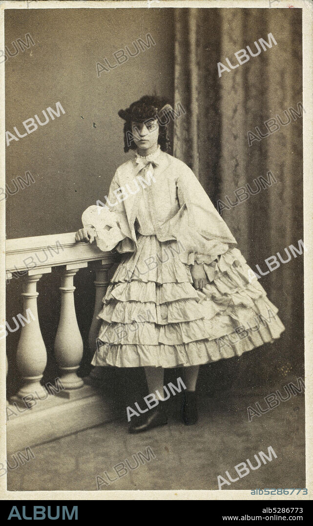 COPENHAGEN PHOTO STUDIO E. LANGE. Portrait of the Princeess Dagmar of Denmark (1847-1928).