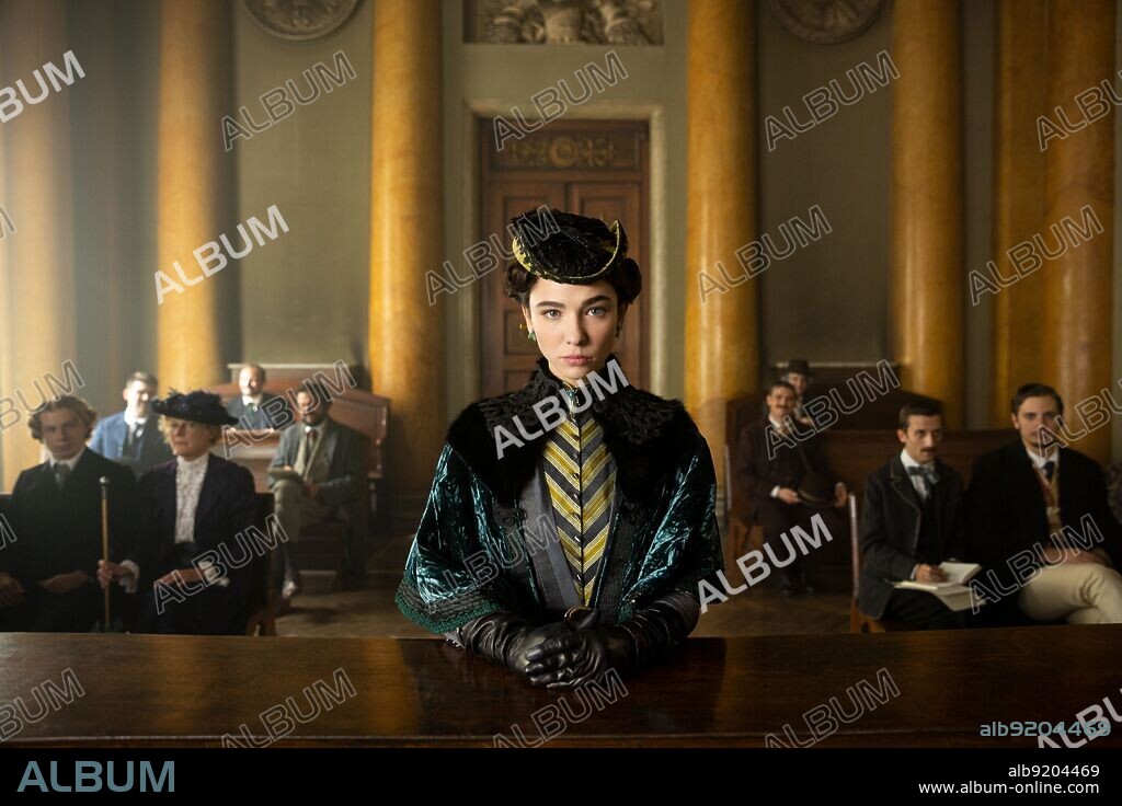 MATILDA DE ANGELIS en LA LEY DE LIDIA POET, 2023 (LA LEGGE DI LIDIA POET), dirigida por MATTEO ROVERE. Copyright Groenlandia.