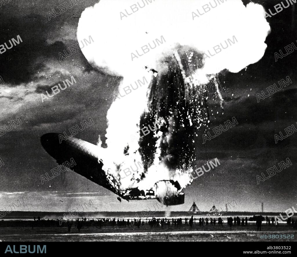 The Hindenburg disaster took place on Thursday, May 6, 1937, as the German passenger airship LZ 129 Hindenburg caught fire and was destroyed during its attempt to dock with its mooring mast at the Lakehurst Naval Air Station, which is located adjacent to the borough of Lakehurst, New Jersey. Of the 97 people on board there were 35 fatalities as well as one death among the ground crew. The disaster was the subject of spectacular newsreel coverage, photographs, and Herbert Morrison's recorded radio eyewitness report from the landing field, which was broadcast the next day. The cause of the fire remains unknown. The incident shattered public confidence in the giant, passenger-carrying rigid airship and marked the end of the airship era.