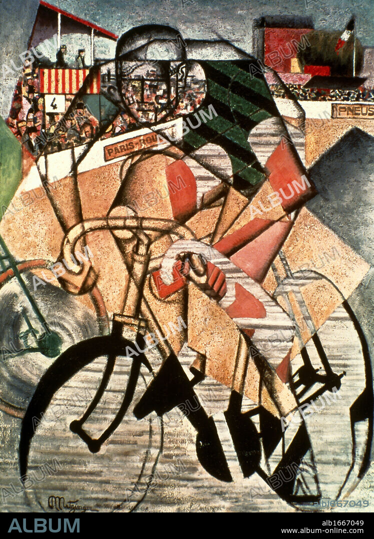 The Racing Cyclist by Jean Metzinger, circa 1914, 1883-1956, Italy, Venice, Peggy Guggenheim Collection.