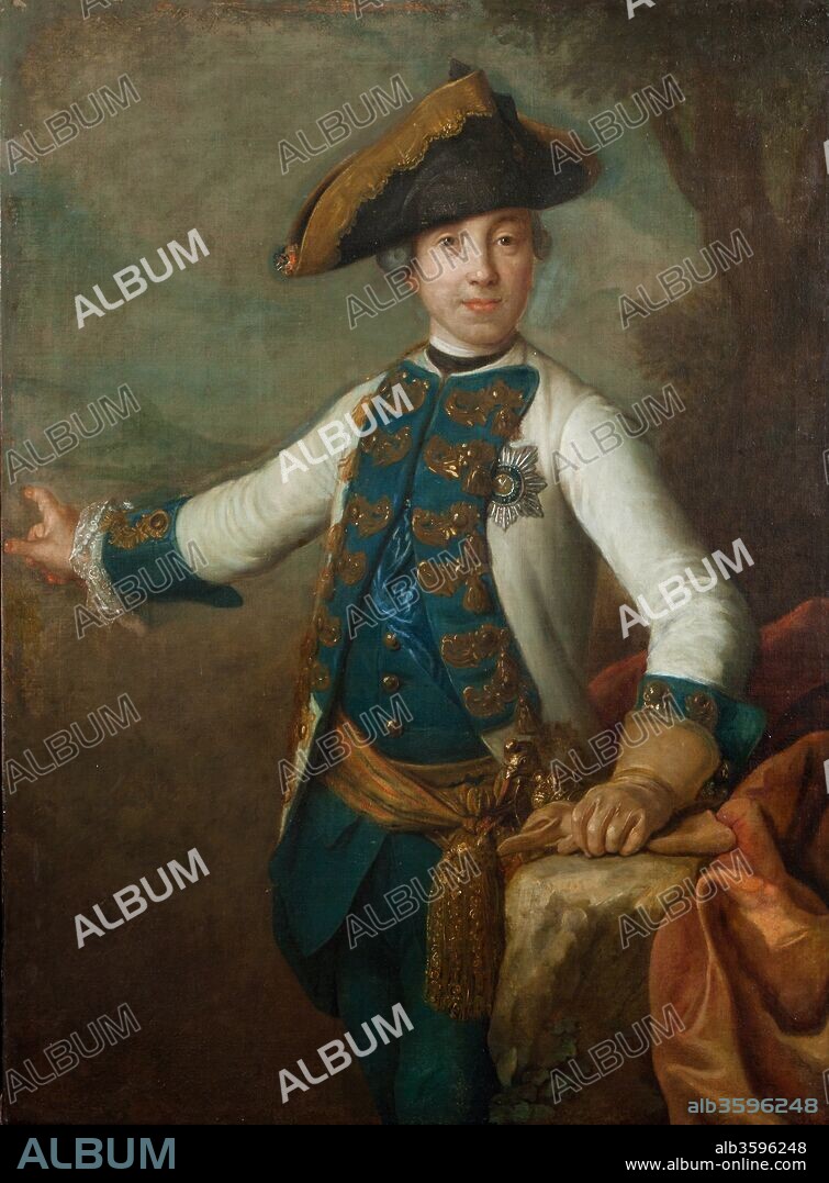 ANONYMOUS. Portrait of the Tsar Peter III of Russia (1728-1762).