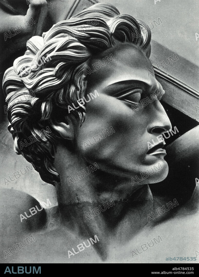 ARNO BREKER. Sculpture de BRECKER (1900-1991) : combat contre les serpents (detail) vers 1940. Credit : Collection KHARBINE-TAPABOR.