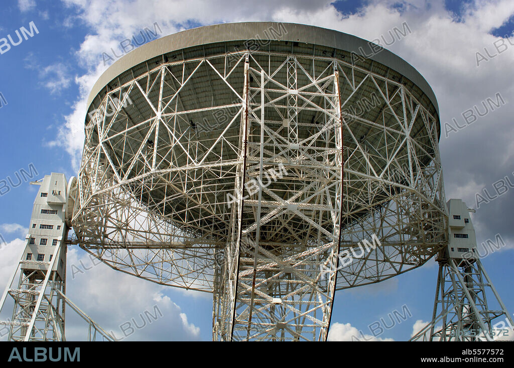 The Lovell Telescope is a radio telescope at Jodrell Bank Observatory in Cheshire, England.