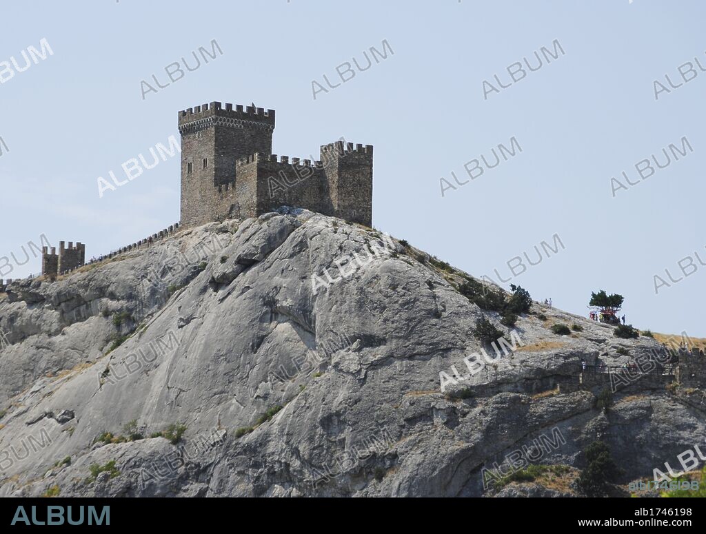 Ukraine. Autonomous Republic of Crimea. Sudak. Genoese medieval Fortress.