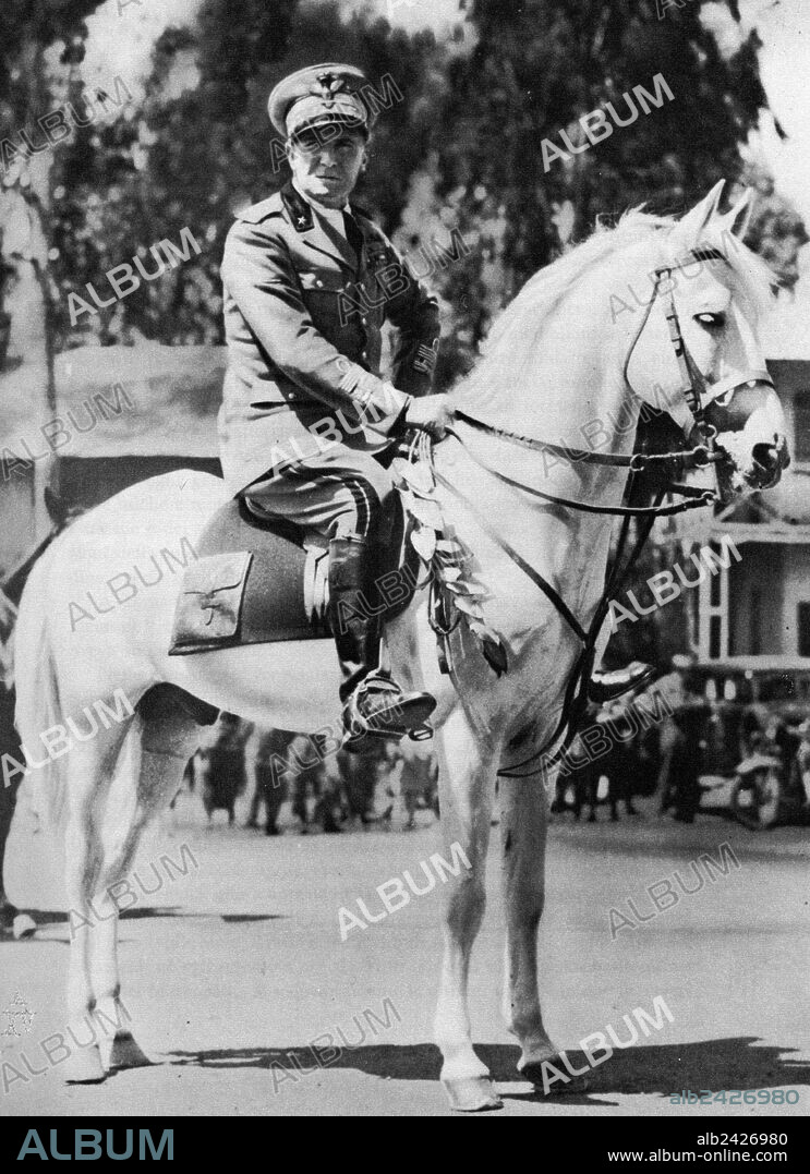 Colonialism WWII _ Gen. Rodolfo Graziani, was one of Benito Mussolini's military commanders in the Italian colonial wars taking place in Libya and Ethiopia before and during World War II. Seconda guerra mondiale.