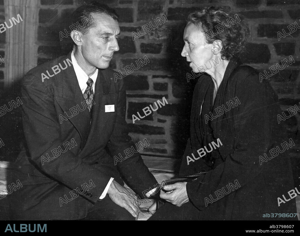 IrÃ¨ne Joliot-Curie (September 12, 1897 - March 17, 1956) was a French scientist, the daughter of Marie Sklodowska-Curie and Pierre Curie. Jean FrÃ©dÃ©ric Joliot-Curie (March 19, 1900 - August 14, 1958) was a French physicist. In 1925 he became an assistant to Marie Curie, at the Radium Institute. He fell in love with her daughter IrÃ¨ne Curie, and soon after their marriage in 1926 they changed their surnames to Joliot-Curie. In 1934 they created radioactive nitrogen from boron and then radioactive isotopes of phosphorus from aluminum and silicon from magnesium. They were awarded the Nobel Prize for chemistry in 1935 for their discovery of artificial radioactivity. In 1945, he became France's first High Commissioner for Atomic Energy. In 1948 he oversaw the construction of the first French atomic reactor. Both he and IrÃ¨ne died of conditions caused by their long exposure to radioactivity. IrÃ¨ne died in 1956 at the age of 58. He died in 1958 at the age of 58.