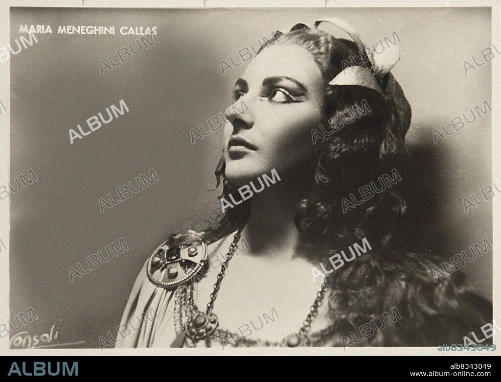 ANONYMOUS. Maria Callas as Norma, Mexico City.