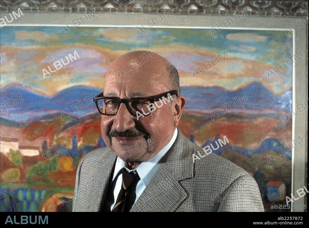 HERNANDO VIÑES SOTO. VIÑES, HERNANDO. PINTOR ESPAÑOL. PARIS 1904-1993. FOTO 1970. EXPOSICION EN MADRID.