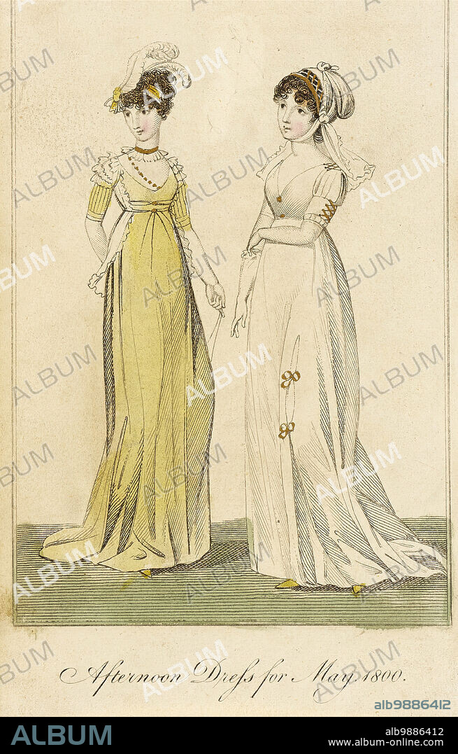 Fashion Plate (Afternoon Dress for May, 1800), 1800.