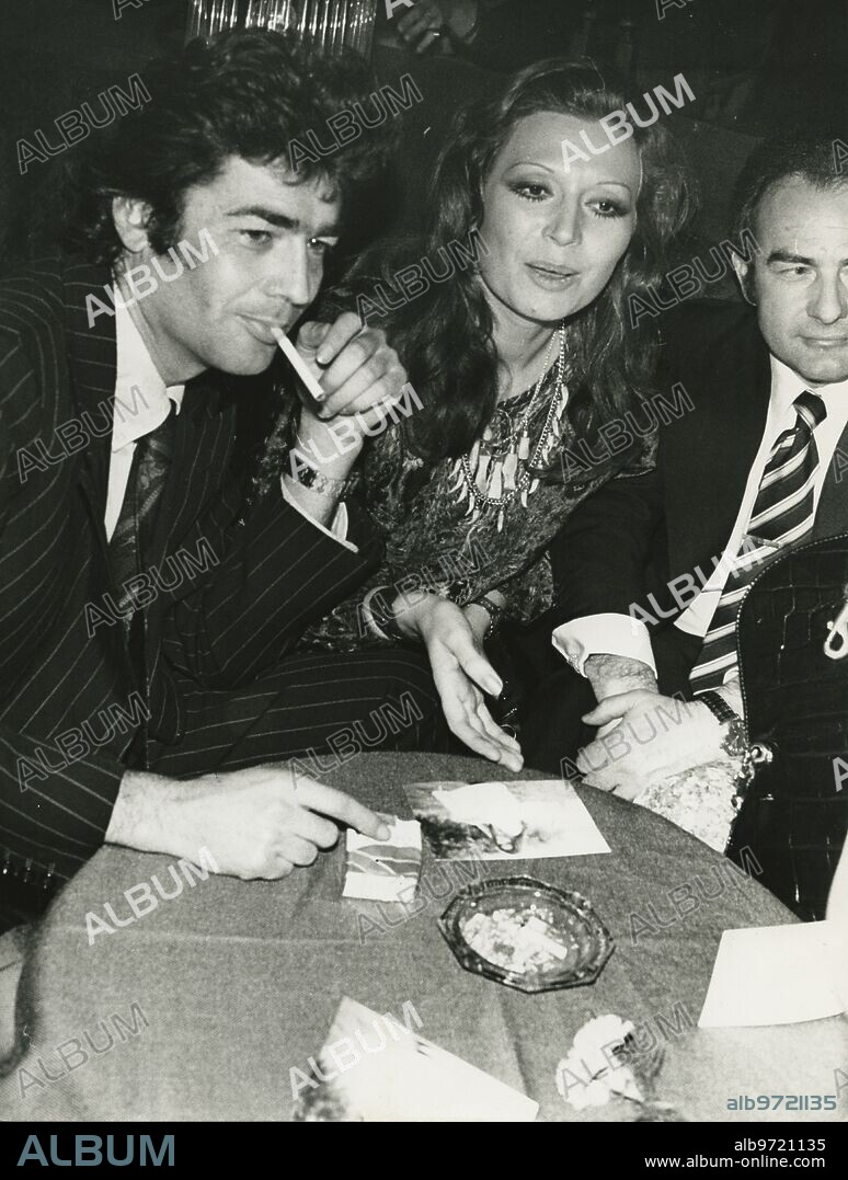 Madrid, 01/01/1975.1975 (CA.). An image of Máximo Valverde and Rocío Jurado.