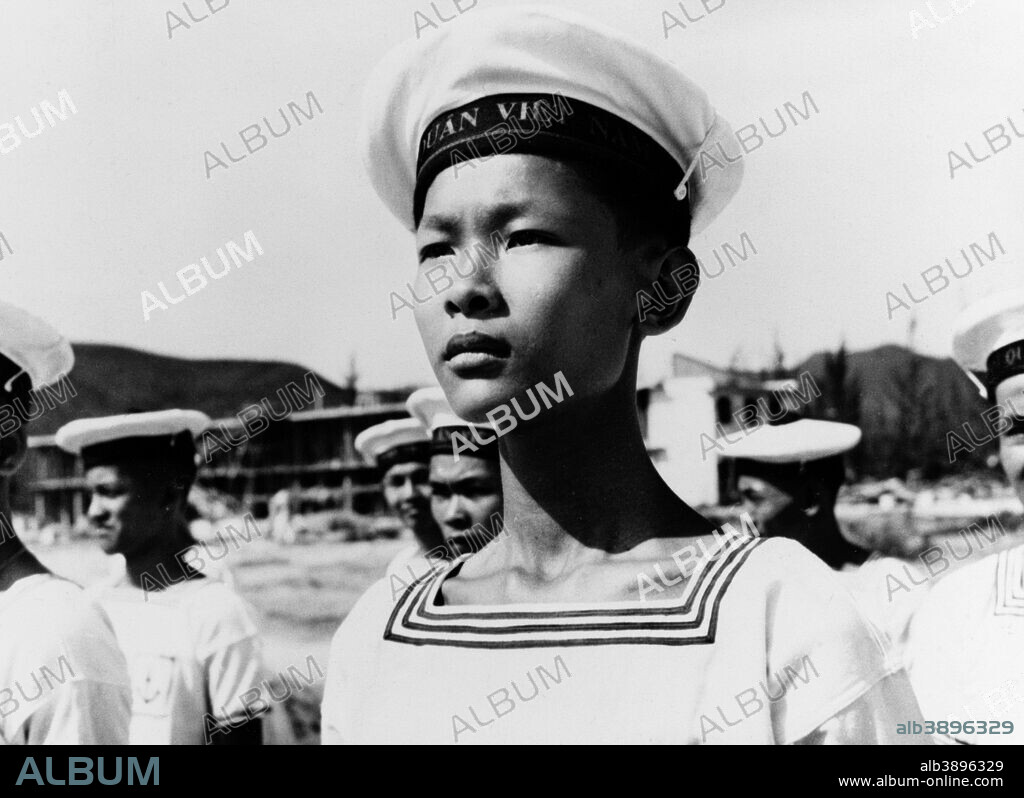 Vietnamese naval trainee at the Vietnamese Naval School, Nha Trang, South Vietnam, circa 1953.